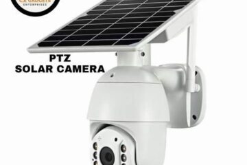 solar ip camera ptz wireless 4G with sim slot rotational